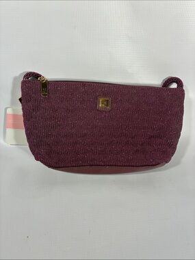 Lina Plum purse  with Gold Accent